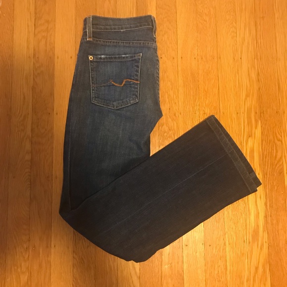 7 for all Mankind Bootleg Jeans - medium blue wash - Picture 3 of 6